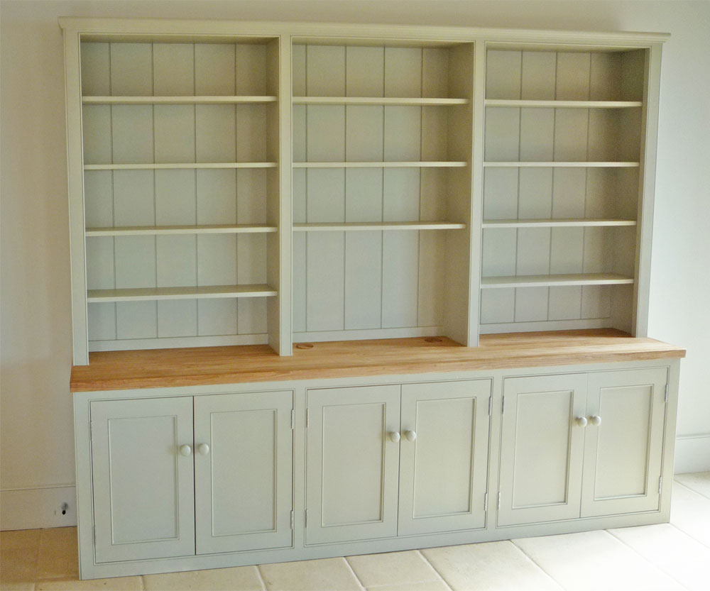 Furniture Bookcases Dunham Fitted, Bookcase With Cupboard Base