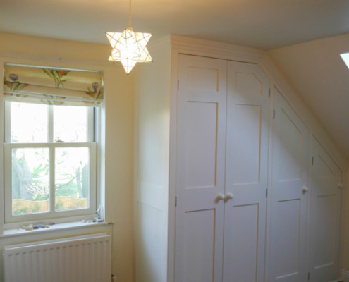 under eaves wardrobes for attic